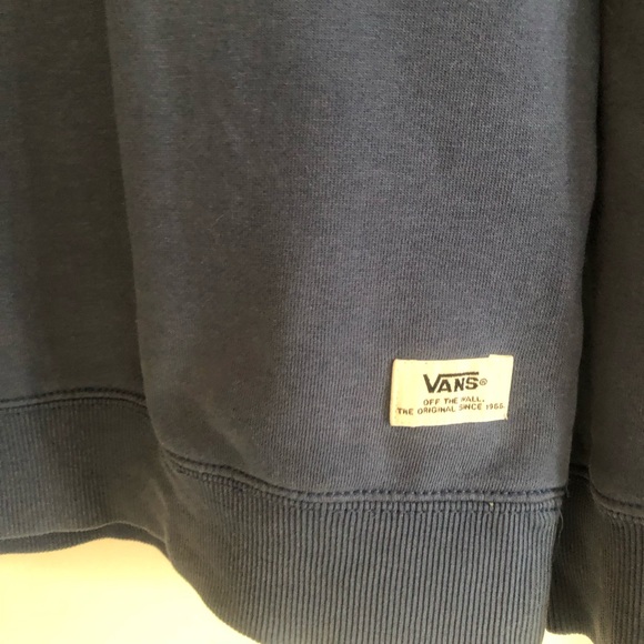 ❤️Vans Off the Wall Sweatshirt Blue Size M - Picture 3 of 6